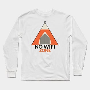 NO WIFI ZONE Long Sleeve T-Shirt